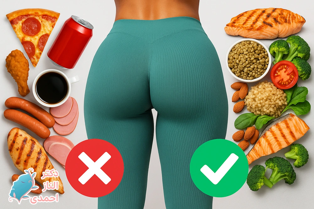 غذاهایی برای بزرگ شدن باسن